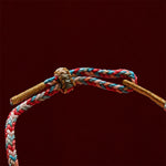 Buddha Stones Hand-Woven Peach Blossom Koi Fish Success Rope Bracelet