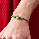Buddha Stones Hand-Woven String Koi Fish Success Rope Bracelet