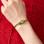 Buddha Stones Hand-Woven String Double Koi Fish Protection Rope Bracelet