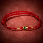 Buddha Stones Hand-Woven Koi Fish Success Rope Bracelet