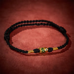 Buddha Stones Hand-Woven Koi Fish Success Rope Bracelet