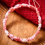 Buddha Stones Hand Woven Pastel Daisy Gradient String Bracelet