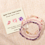Buddha Stones 3pcs "Soothe Your Inner Self" Tourmaline Protection Bracelet Includes Gift Message Card