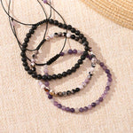 Buddha Stones 3pcs "Find Your Quiet Center" Fire Agate Clarity Bracelet Includes Gift Message Card