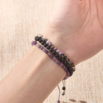 Buddha Stones 3pcs "Find Your Quiet Center" Fire Agate Clarity Bracelet Includes Gift Message Card