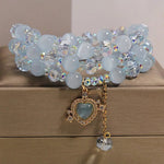 FREE Today: Confidence and Balance Blue Cat's Eye Heart Triple Wrap Bracelet
