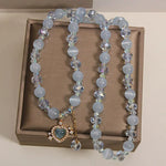FREE Today: Confidence and Balance Blue Cat's Eye Heart Triple Wrap Bracelet