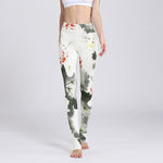 Buddha Stones Lotus Flower Print Design Pants Sports Fitness Yoga Leggings Women's Yoga Pants