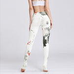 Buddha Stones Lotus Flower Print Design Pants Sports Fitness Yoga Leggings Women's Yoga Pants