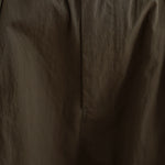 Buddha Stones Casual Solid Color One Top Button Elastic Waistband Women's Pants With Pockets