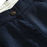 Buddha Stones Summer Casual Minimalist Wide Leg Solid Zipper Men's Shorts With Pocket