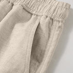 Buddha Stones Summer Casual Minimalist Drawstring Solid Men's Shorts With Pocket