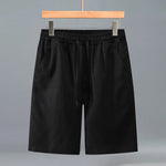 Buddha Stones Summer Casual Minimalist Drawstring Solid Men's Shorts With Pocket