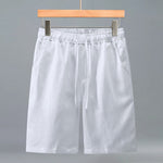 Buddha Stones Summer Casual Minimalist Drawstring Solid Men's Shorts With Pocket