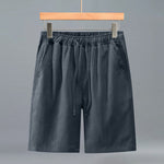 Buddha Stones Summer Casual Minimalist Drawstring Solid Men's Shorts With Pocket