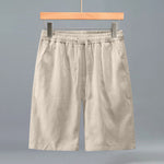 Buddha Stones Summer Casual Minimalist Drawstring Solid Men's Shorts With Pocket