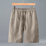 Buddha Stones Summer Casual Minimalist Drawstring Solid Men's Shorts With Pocket