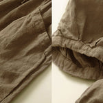 Buddha Stones Commute Women's Plain Harem Capri Pants With Pockets