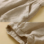 Buddha Stones Commute Women's Plain Harem Capri Pants With Pockets