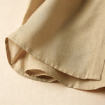 Buddha Stones Summer Elegant Vintage Button-up Solid Front Pleated Ruffle Women's Short Sleeve Shirts