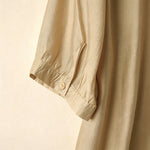 Buddha Stones Summer Elegant Vintage Button-up Solid Front Pleated Ruffle Women's Short Sleeve Shirts