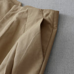 Buddha Stones Summer Minimalist Elegant Solid Zipper Design Women's Shorts With Pockets