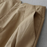 Buddha Stones Summer Minimalist Elegant Solid Zipper Design Women's Shorts With Pockets