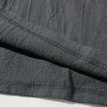 Buddha Stones 2Pcs Plain Notched Collar T-Shirt Wide Leg Shorts With Pockets Men's Meditation Cloth Set