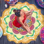 Buddha Stones Tibetan Mandala Harmony Mat Decoration