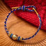 Buddha Stones Hand-Woven String Om Mani Padme Hum Peace Bracelet