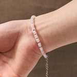 FREE Today: Calm and Spiritual Awareness Amethyst Tiger's Eye Rose Quartz Blue Spot Jasper Black Obsidian Flat Bead Bracelet