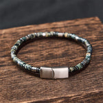 Buddha Stones Lapis Lazuli Truth Double Wrap Leather Bracelet
