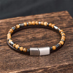 Buddha Stones Lapis Lazuli Truth Double Wrap Leather Bracelet