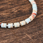 FREE Today: Calm and Spiritual Awareness Amethyst Tiger's Eye Rose Quartz Blue Spot Jasper Black Obsidian Flat Bead Bracelet