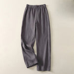 Buddha Stones Daily Plain Simple Design Women's Pants With Pockets
