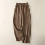 Buddha Stones Daily Plain Simple Design Women's Pants With Pockets