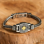 Buddha Stones Copper Vajra Enlightenment Bracelet
