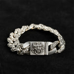Buddha Stones Two Tone Copper Pi Xiu Auspicioisness Bracelet