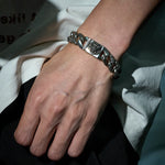Buddha Stones Two Tone Copper Pi Xiu Auspicioisness Bracelet