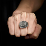 Buddha Stones Copper Vajra Open Strength Ring