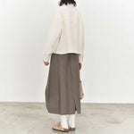 Japanese Asymmetrical Retro Striped Color-blocked Shirt