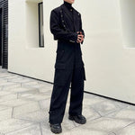 French Double-breasted Cropped Jacket