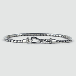 Classic Hook Silver Chain Bracelet
