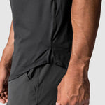 Men's Mesh Breathable Quick-Dry Elastic Solid Color Casual T-shirt
