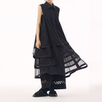 Sheer Mesh Tiered Cake Dress