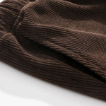 Monaco Slogan Print Drop Shoulder Oversize T-Shirt & Straight Leg Corduroy Pants