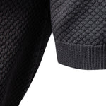 Pineapple Texture Knit V Neck Polo & Cotton Chino Shorts