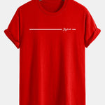 Regular Fit Stylish Stripe Print Cotton T-Shirt