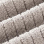 Men's Solid  Cable Casual Zip Stand Collar Sweater