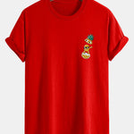 Regular Fit Cool Pineapple Boy Print Cotton T-Shirt